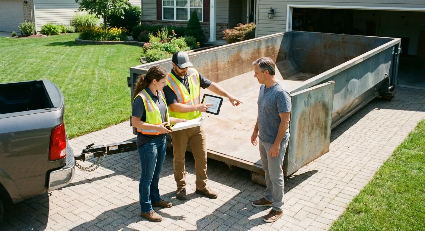 10 Yard Dumpster Rental Process in Loveland, CO