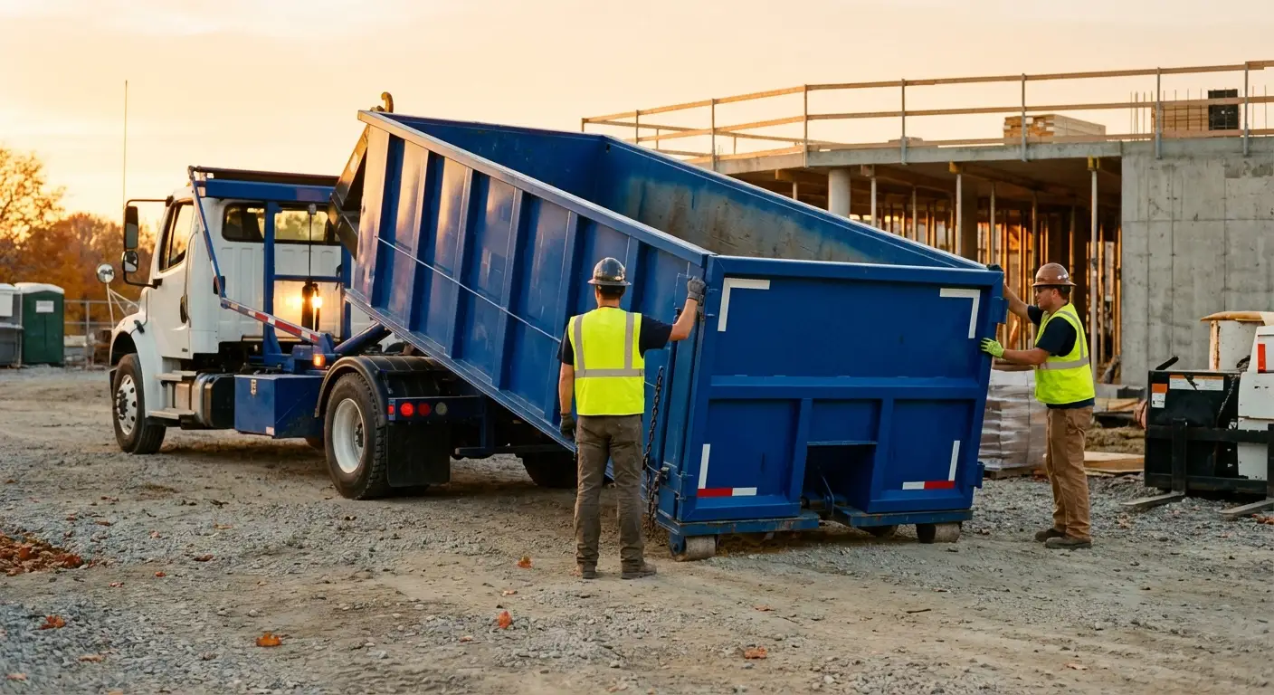 Commercial dumpster rental delivery in Loveland, CO