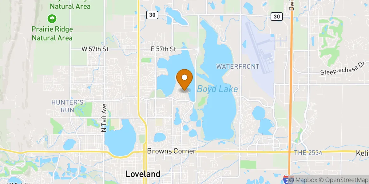  neighborhood map in Loveland, CO