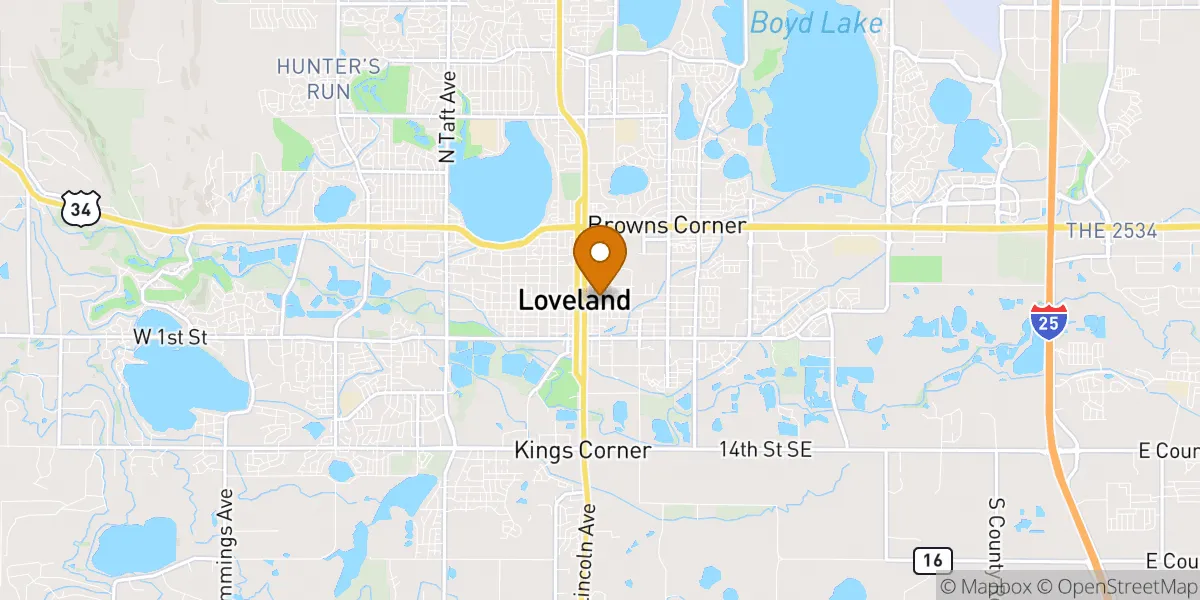  neighborhood map in Loveland, CO