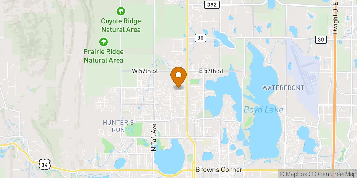  neighborhood map in Loveland, CO